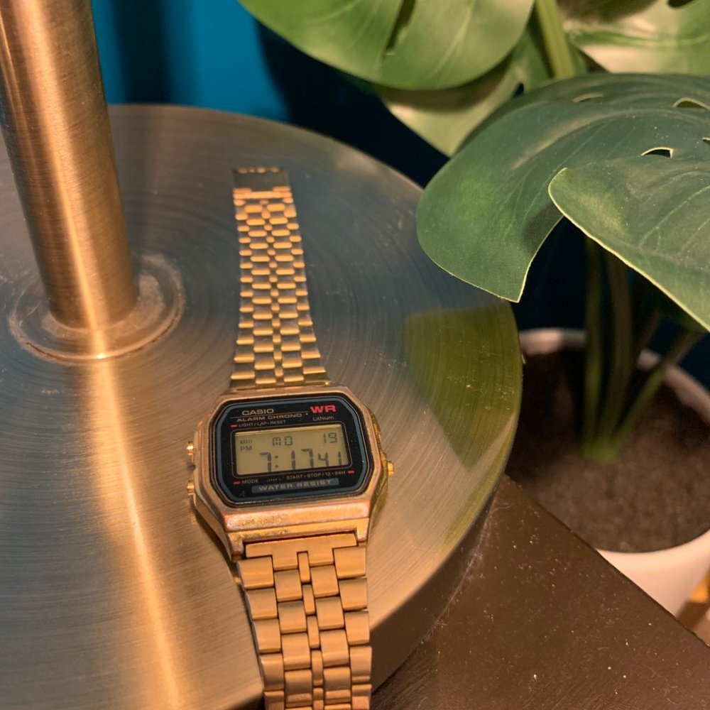 Gold Casio Watch